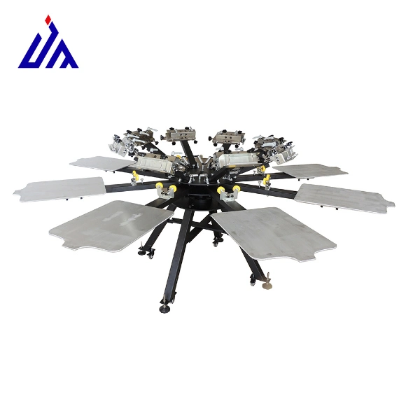 8 Color Spider Cheap Manual Octopus Stores with Screen Printing Supplies Machinemanual