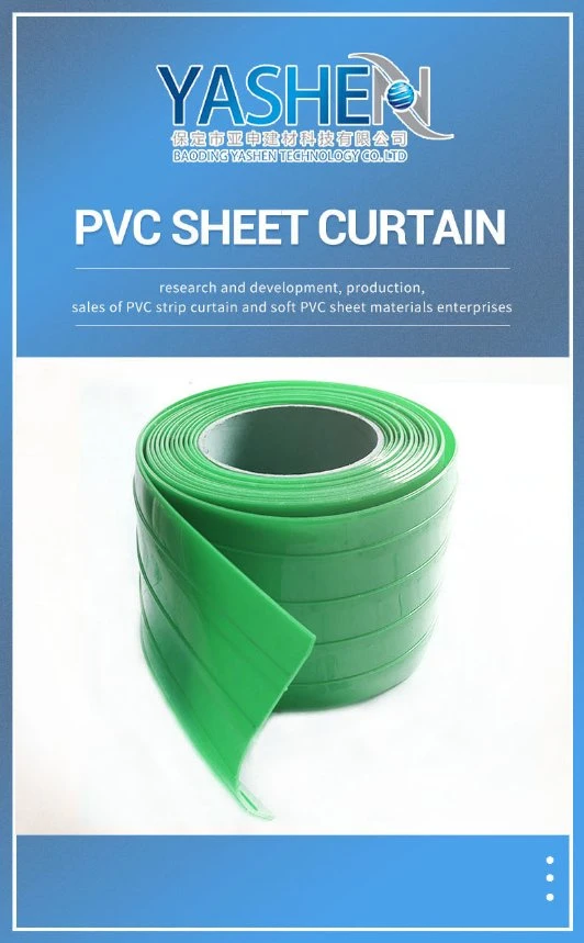 Industrial Flexible Freezer Blue Clear Transparent Chiller PVC Strip Door Curtains