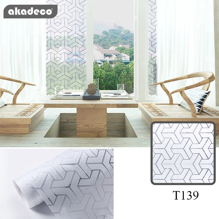 Akadeco Personality New Product Design Simple and Modern Decorative Glass Material Can Be Attached to The Bedroom Door PVC Film