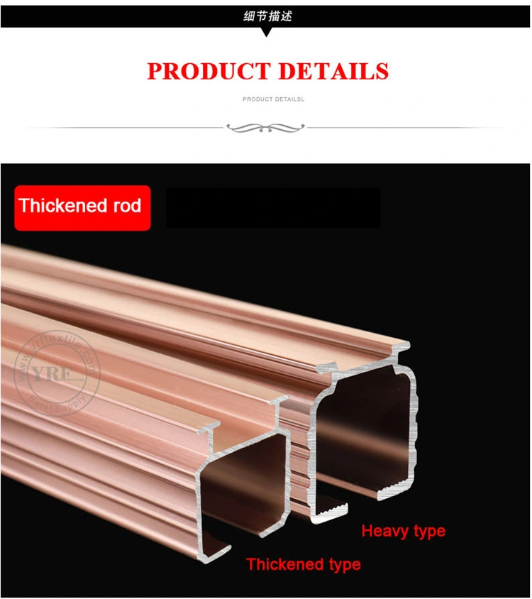 Guangzhou Foshan Factory Price Bendy Curtain Track for Bay Windows