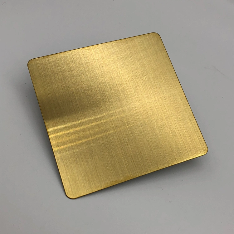 Grand Metal Stainless Steel Color Hairline Stainless Steel Color Sheet Decorative Hairline Sheet Plate Material for Sale