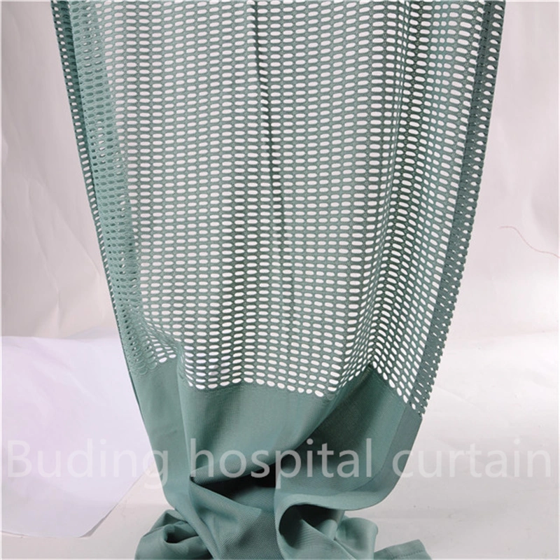 Factory RoHS-Certified Inherently Fire Resistant Hospital Bed Partition Curtain