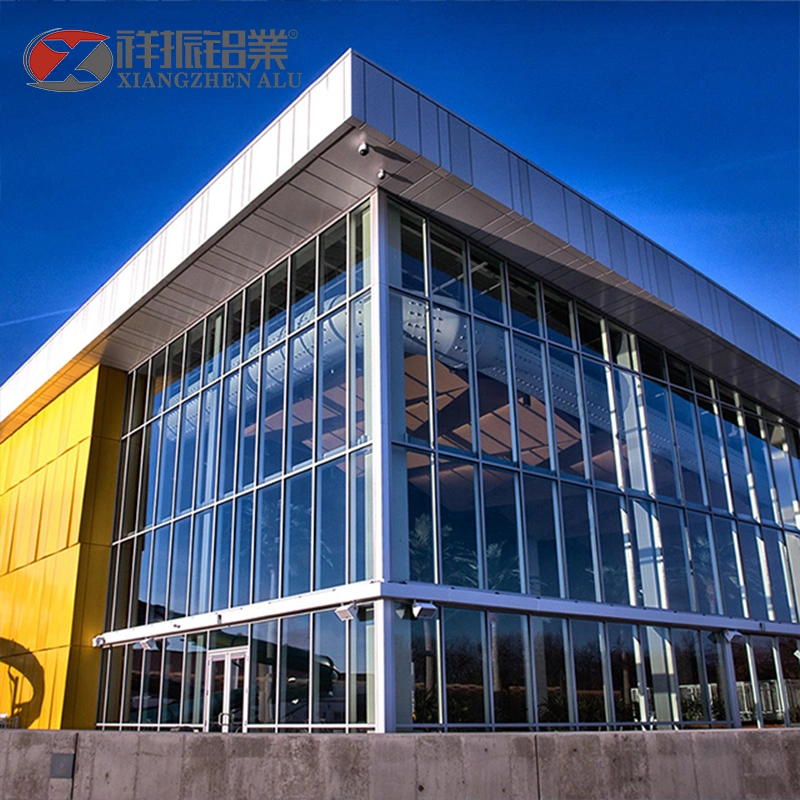 China Tempered Glazed Cladding Exterior Facade Unitized Invisiable Frame Spider System Price Design Aluminium Glass Curtain Wall