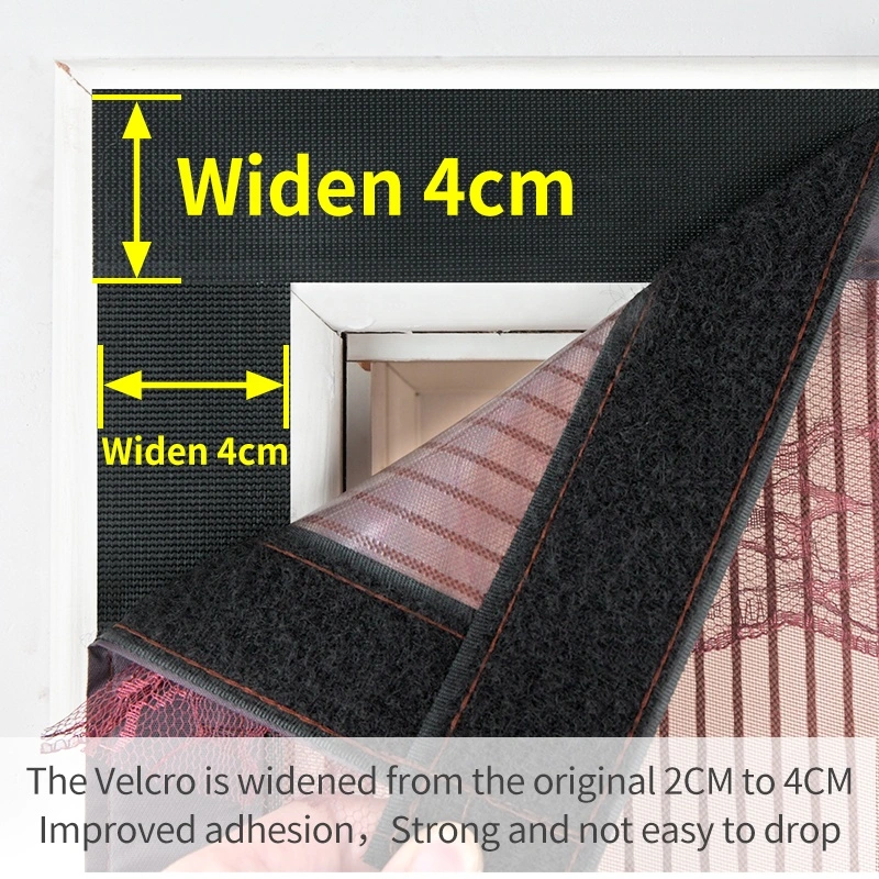 Easy to Install EVA Magnetic Mesh Screen Door Winter Insulated Thermal Door Curtain