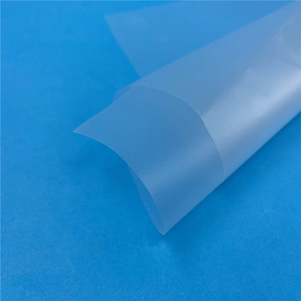 Custom Print Roll Plastic Film Inkjet Printing PVC Coated Overlay Rigid Frosted Plastic Transparent PVC Sheet for Card