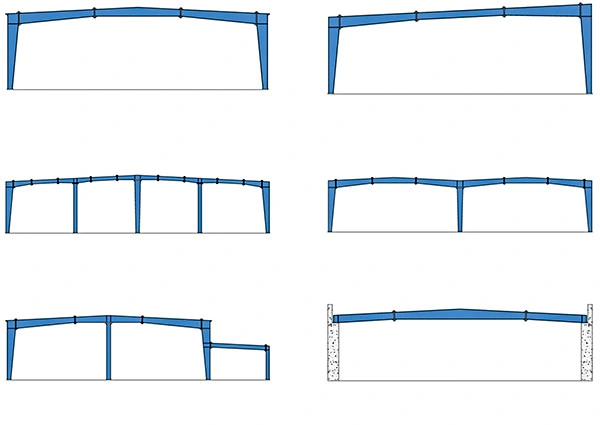 Light Steel Structure Building for Workshop/Warehouse/Office Building/Hanger/Cow Shed with CE/FM