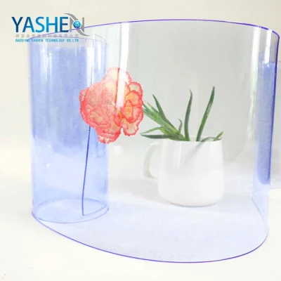 Rotoli in PVC trasparente a coste Congelatore a cortine Super trasparente morbido Tendina in plastica