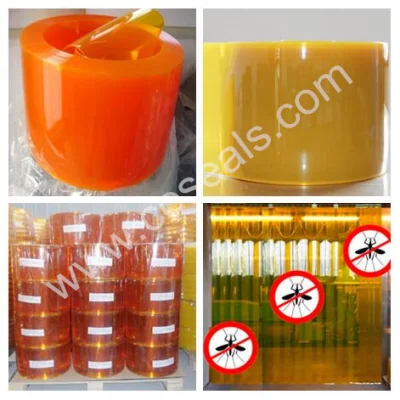 Striscia di plastica PVC anti-insetto con cortina senza DOP