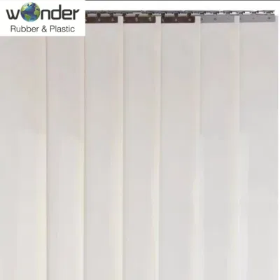  Pannello porta in PVC trasparente OEM per camera trasparente Strisce