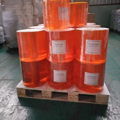 Rotoli di tende in PVC trasparente a doppia striscia