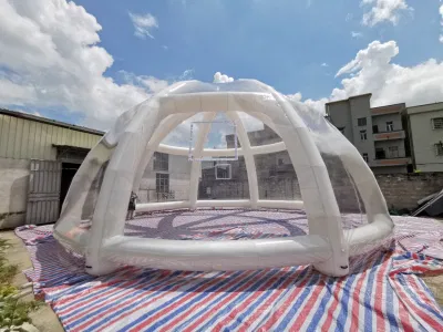  Tenda a cupola trasparente gonfiabile per Stargazing Exhibition Welding Events