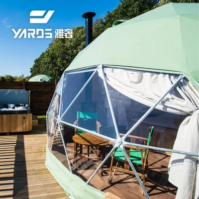 Economia geodesia Domi 6m Turismo Glamping Tent Hotel di lusso per Resort Camping