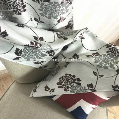 100% poliestere oscuramento tessuto tenda oscuramento all&prime;ingrosso finestra ombreggiatura Jacquard Tenda