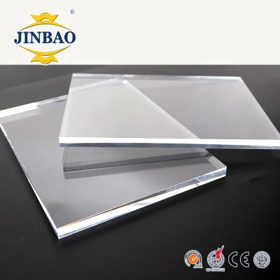  Jinbao 4X8 trasparente da banco in polistirene argento opale da 20 mm con doppio lato Foglio acrilico