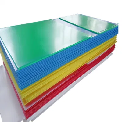  Sandwich di fabbrica in fogli in HDPE a colori personalizzati anti-UV 4X8 2-25 mm tessuto/liscio Prezzo foglio in PE UHMWPE scheda in plastica