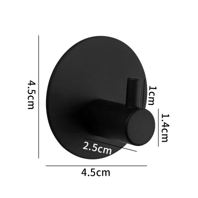  Cheap Factory Price Coat Hook porta in metallo Hanger doccia Tenda Gancio per porta bagno porta posteriore porta a parete rack Housewares