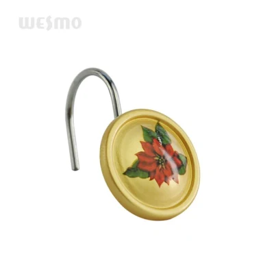  Elegante bagno accessorio doccia tenda gancio
