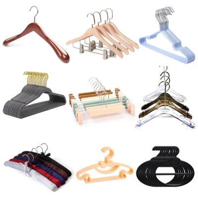  Hijab bambino con logo personalizzato e filo oro salvaspazio Sciarpa gonna Pant lavanderia tuta pantaloni tessuto acrilico velluto Abiti in plastica metallo legno Hanger