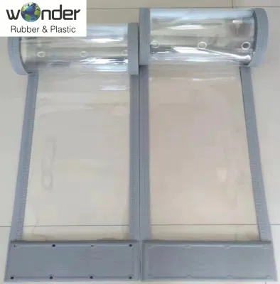  Vendita all&prime;ingrosso porta a striscia magnetica in PVC trasparente morbido e resistente alle finestre di alta qualità Tenda