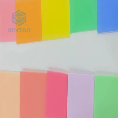  Factory Custom pastello PMMA plastica decorativa acrilico striato textured motivi Fogli