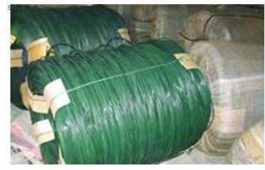PVC rivestito filo di ferro interno zincato esterno PVC con buona Qualità