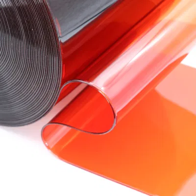 Barriera in PVC trasparente per strip di congelatori flessibili