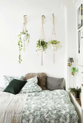  Portaganatrici per piante di Macrame realizzate a mano. Cesto per piantatrici con sospensione all&prime;aperto