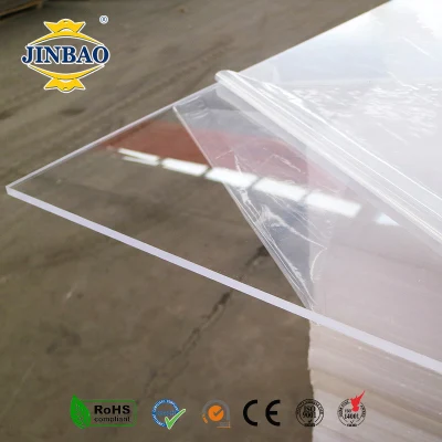  Jinbao Pubblicità all&prime;ingrosso 3mm 5mm 6mm 10mm 12mm 18mm colore Lastra in acrilico pressofuso trasparente flessibile in plastica Perpex