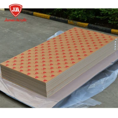  Jumei 1220*2440mm lastra acrilica 100% plastica acrilica pura vergine Colore trasparente vetro colorato trasparente Prezzo plastica acrilico foglio In vendita