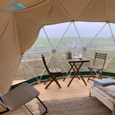  Impermeabile Tenda a cupola geodetica trasparente per esterni in PVC di piccole dimensioni, trasparente Garden Igloo tende a cupola in vendita