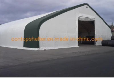  Struttura in acciaio per impieghi pesanti, ingresso in PVC ignifugo, ampia tenda isolante