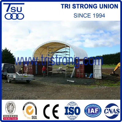  Tettoia in PVC ignifuga per impieghi pesanti, tenda contenitore anti-UV (TSU-2620C/TSU-2640C)