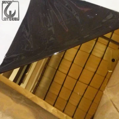 Lamiera di acciaio inossidabile dorato incisa