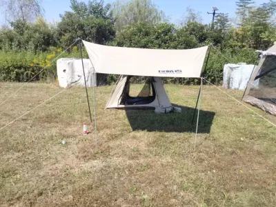  Tenda Outdoor portatile pieghevole impermeabile copertura ispessente integrato attrezzature da campeggio Picnic Camping automatico completo
