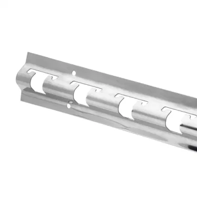  Sistema di sospensione in acciaio inox per cortina in PVC