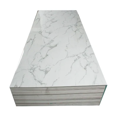  2mm/ 3mm/ 4mm/foglio di marmo UV in PVC personalizzato in vendita