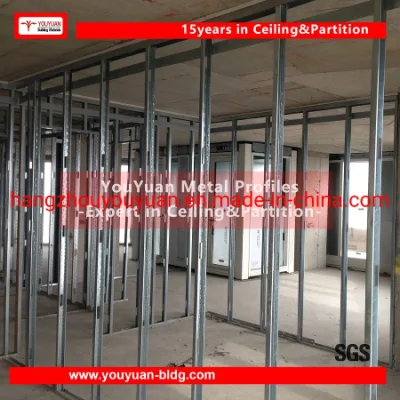  Vite prigioniera e noggin in acciaio ASTM Standard Metal Stud and Track