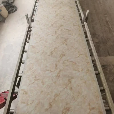  Pannello UV lucido Flex 1220*2440*3mm PVC parete plastica Foglio di marmo