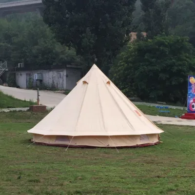  Tenda campanaria ignifugo con diametro di 6 m per campeggio all&prime;aperto