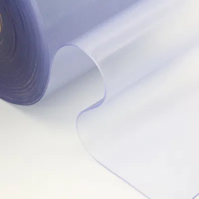 Barriera in PVC trasparente per strip di congelatori flessibili