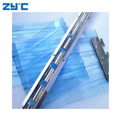  Cella frigorifera a bassa temperatura striscia di plastica trasparente flessibile blu Tendina porta in PVC