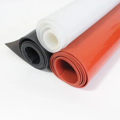  Foglio in gomma siliconica trasparente resistente al calore e agli strappi per alimenti