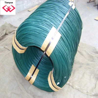 PVC rivestito filo di ferro interno zincato esterno PVC con buona Qualità