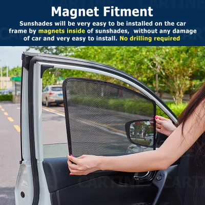  Protezione magnetica UV personalizzata finestra posteriore tendina parasole statica per auto
