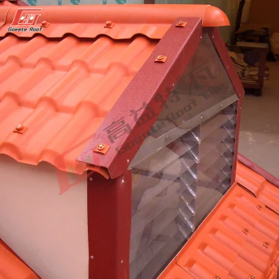 Lamina Teja Colonial termoplastico PVC antiurto Tiles corrugati 4 Strato ASA PVC sintetico resina spagnola tetto