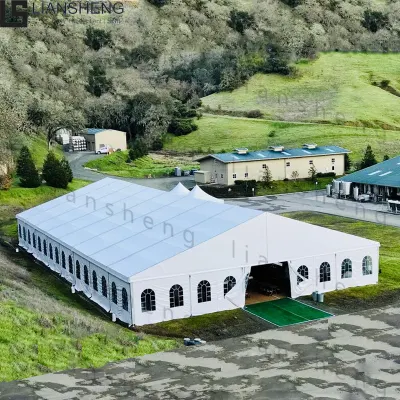  Grande struttura in alluminio Campeggio esterno esposizione Army Warehouse Tent