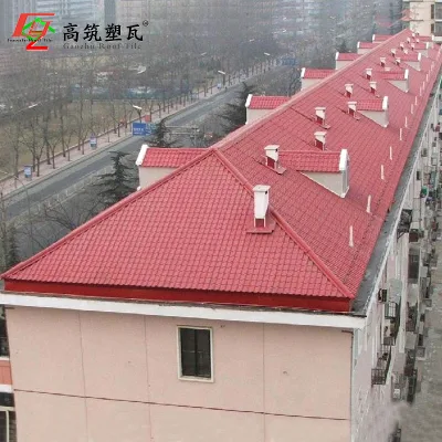 Lamina Teja Colonial termoplastico PVC antiurto Tiles corrugati 4 Strato ASA PVC sintetico resina spagnola tetto