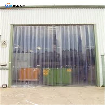  Estrusione di rulli flessibili in plastica trasparente gialla trasparente per porte per celle fredde Tende a striscia in PVC magnetico