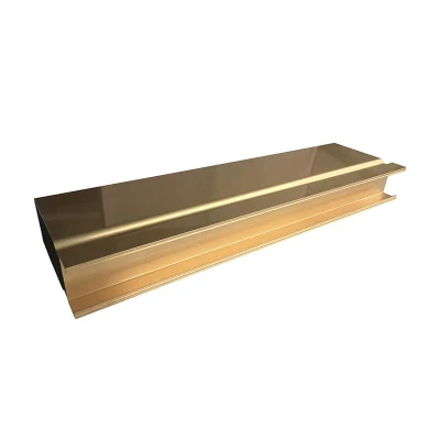  Profili in alluminio color oro titanio profili per porte scorrevoli Per finestra in alluminio di nuovo design