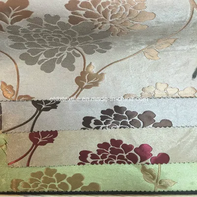 100% poliestere oscuramento tessuto tenda oscuramento all&prime;ingrosso finestra ombreggiatura Jacquard Tenda